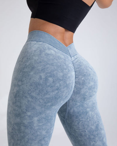 V-Back Scrunch Butt Workout Leggings, Women Seamless Gym Yoga Leggings High Waist Active Yoga Pants, Yoga Leggings High Waist Active Yoga Pants